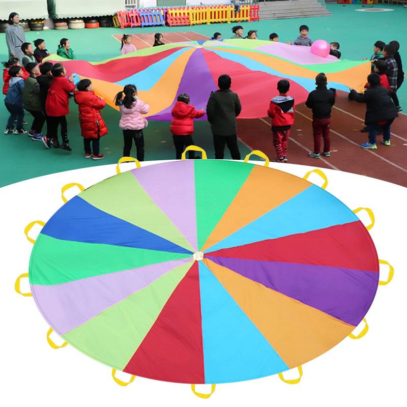 Outdoor Sports Umbrella - Rainbow Parachute For Kids Sports Development