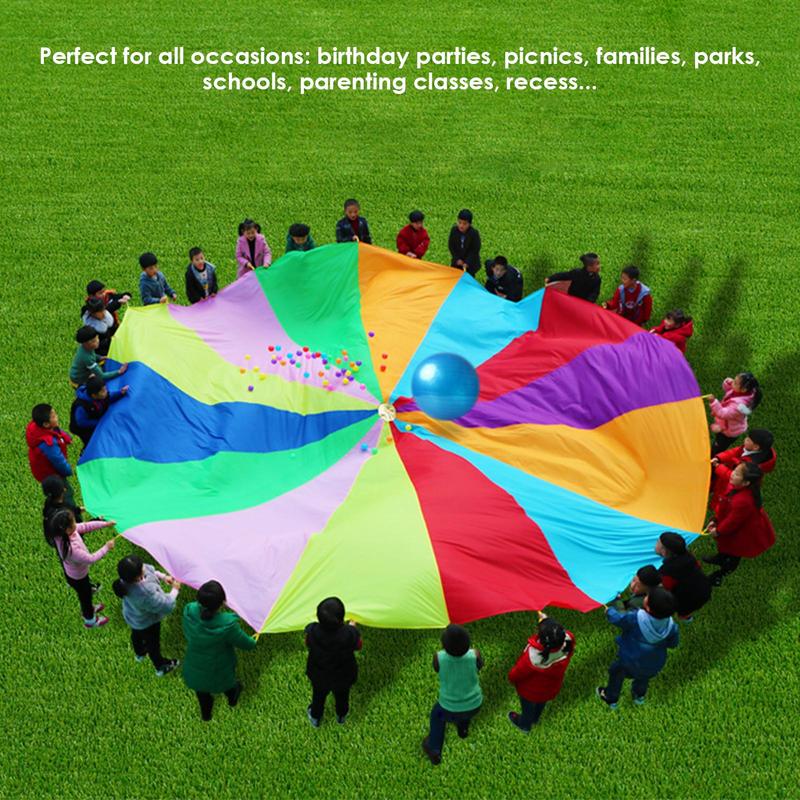 Rainbow Parachute For Kids Spo - огляд і ціна Outdoor Sports Umbrella