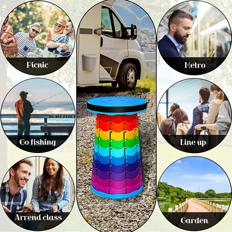 Rainbow Telescopic Camping Sto - огляд і ціна Outdoor Sport Chairs