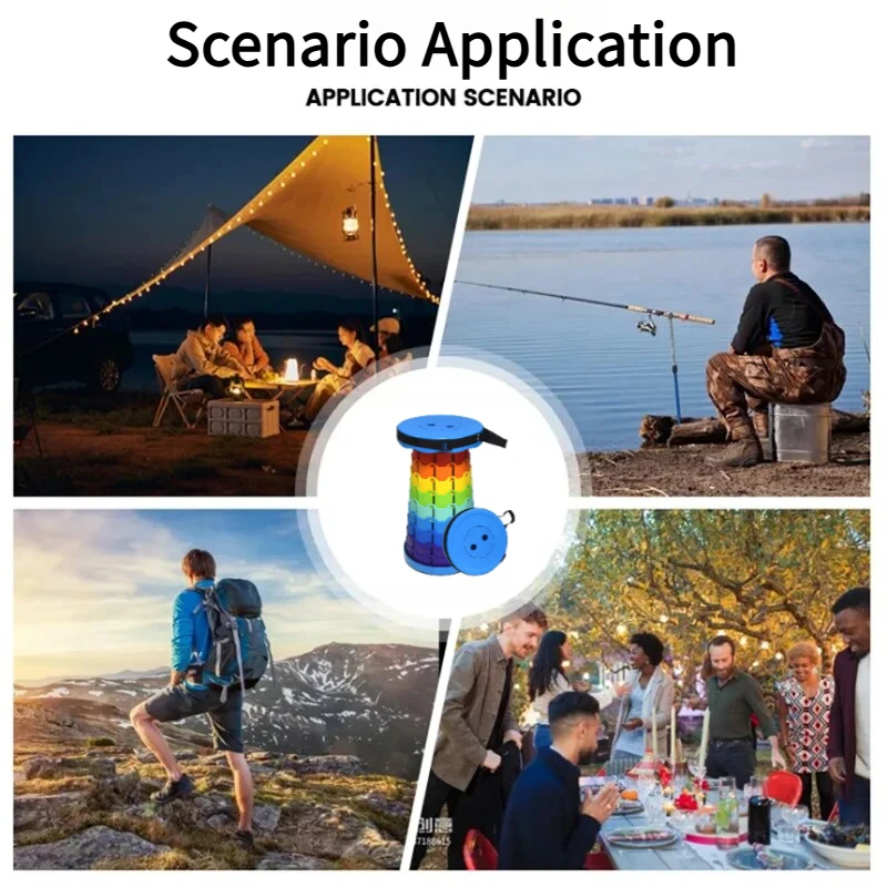Rainbow Telescopic Camping Sto - огляд і ціна Outdoor Sport Chairs