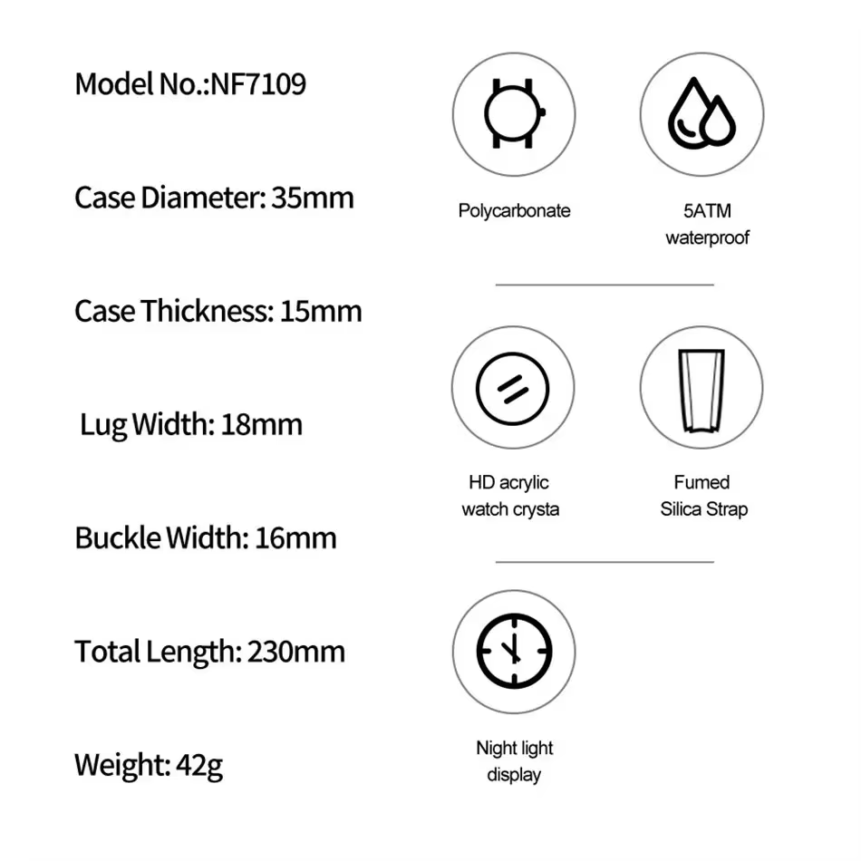 NAVIFORCE Original Brand Women - огляд і ціна Outdoor Sport Watch
