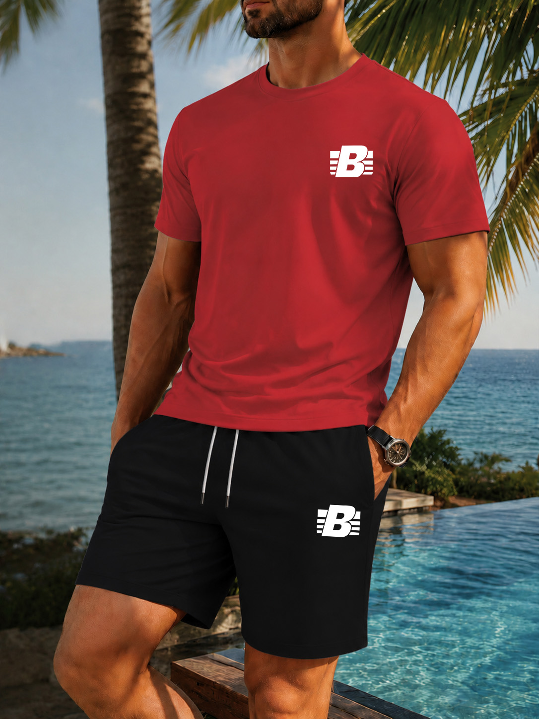 Men's 2-Piece Tracksuit Casual - огляд і ціна Outdoor Sports Leisure